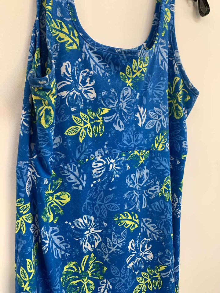 Columbia Size M Blue Floral athletic dress