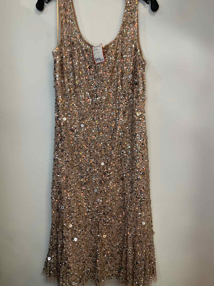 Women Size 14 Adrianna Papell Pink sleeveless dress