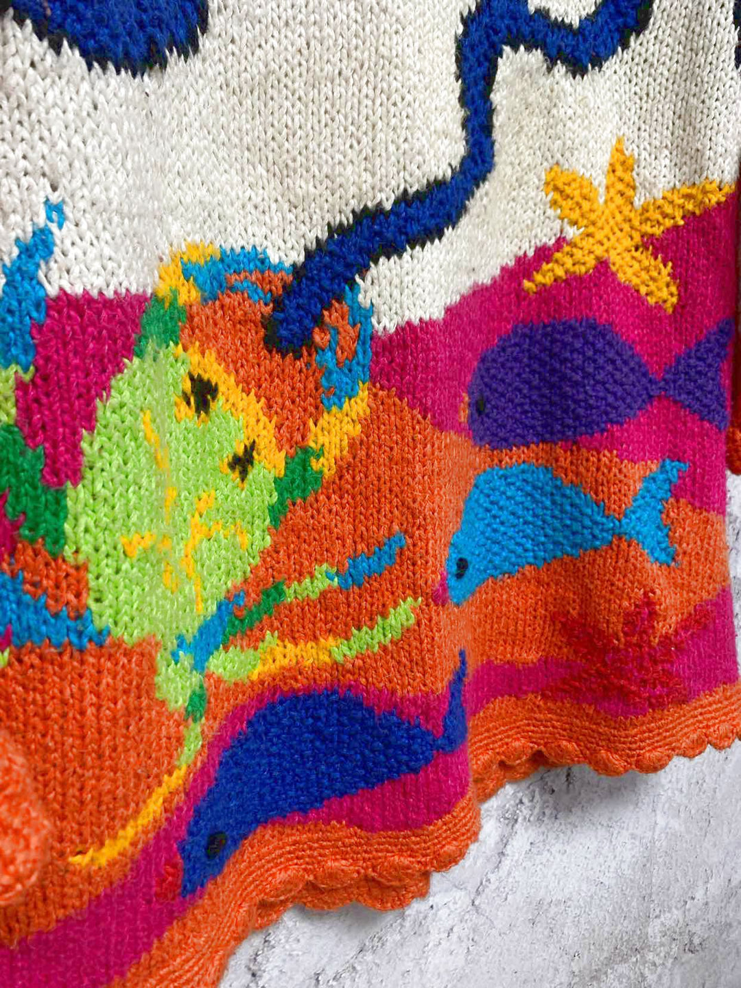 The limited Size S Multi-Color sweater