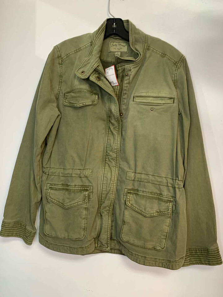Lucky Brand Olive Women Size L jacket