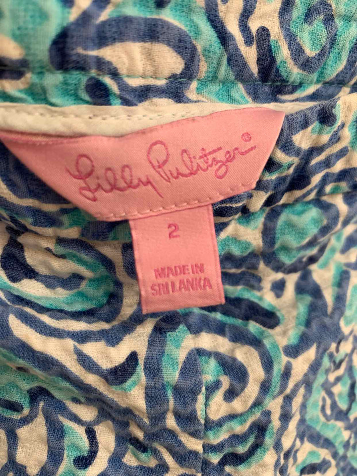 Lilly Pulitzer Size 2 Blue Fish casual