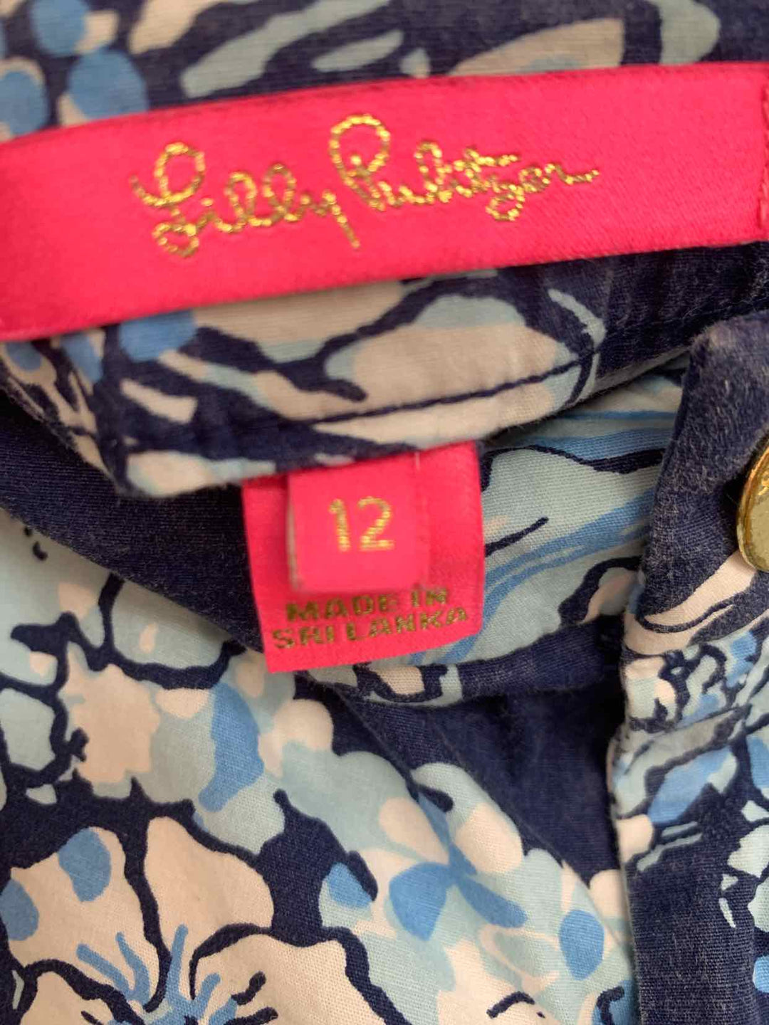 Lilly Pulitzer Size 12 Blue White casual