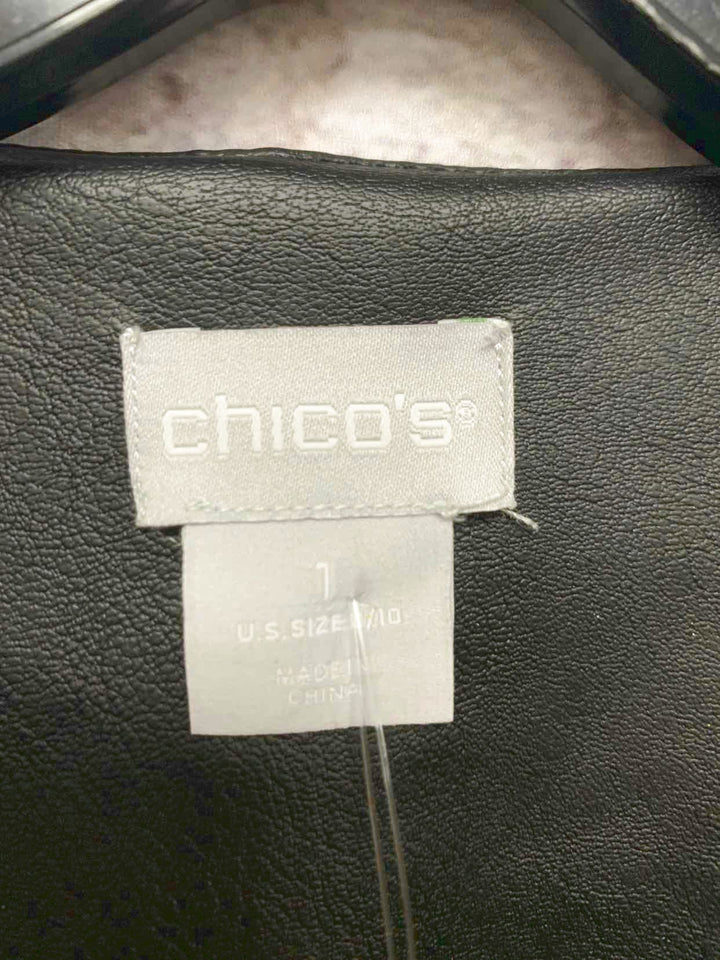 Chicos Size 1 Black sweater
