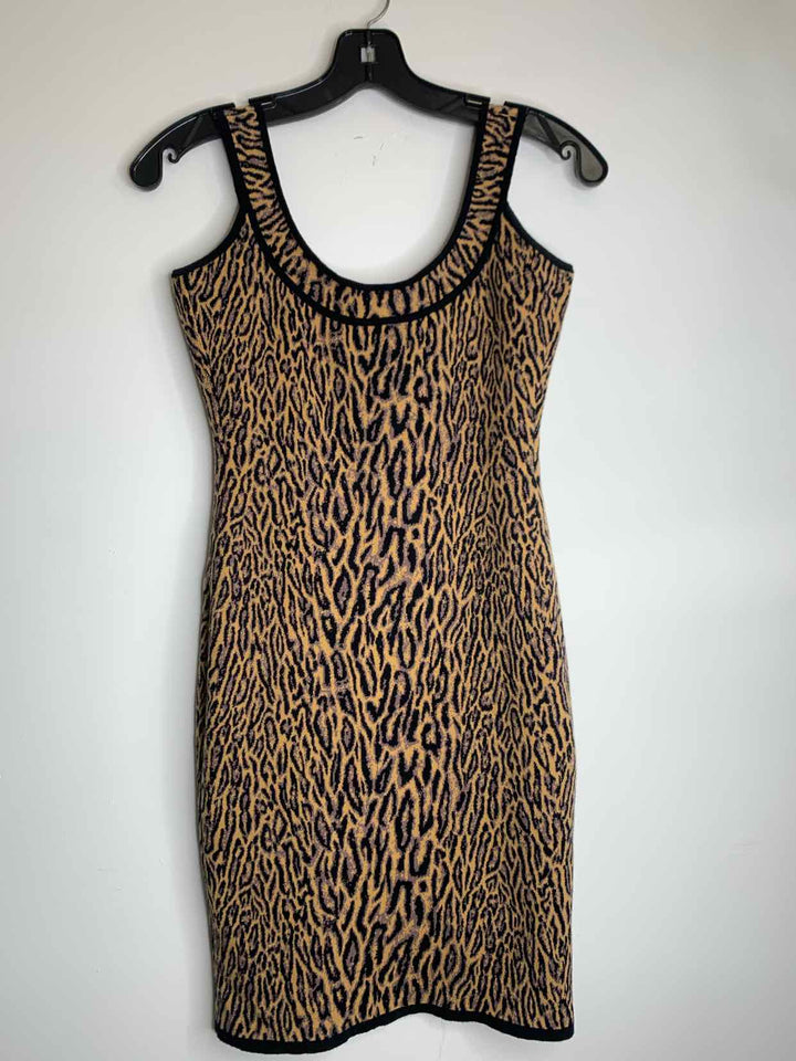 Women Size XS BCBG Animal Print sleeveless dress