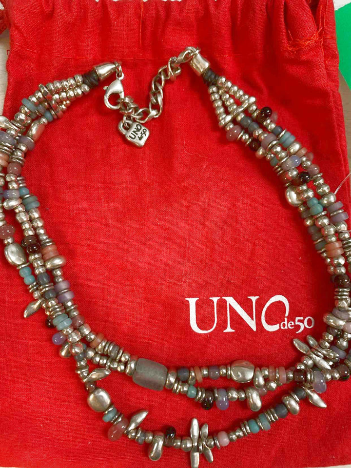 Uno de50 Size OS Multi-Color Necklace