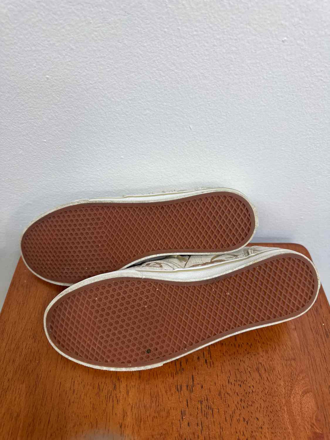 Vans Cream athletic sneaker