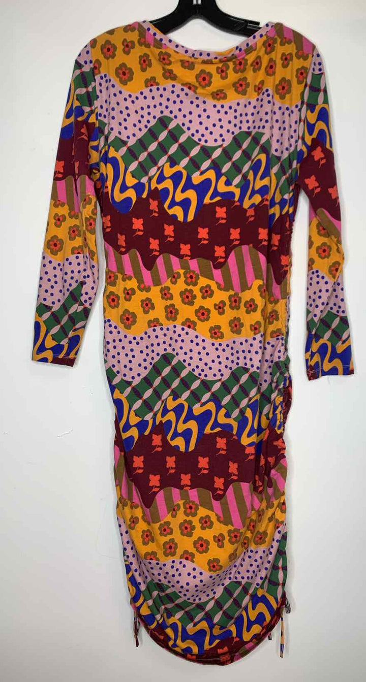 Women Size XL Multi-Color long sleeve dress