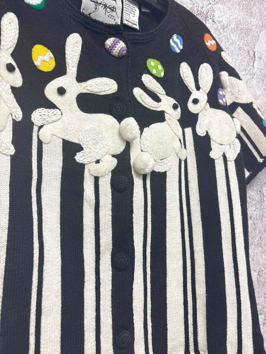Michael Simon Size S Black Print sweater