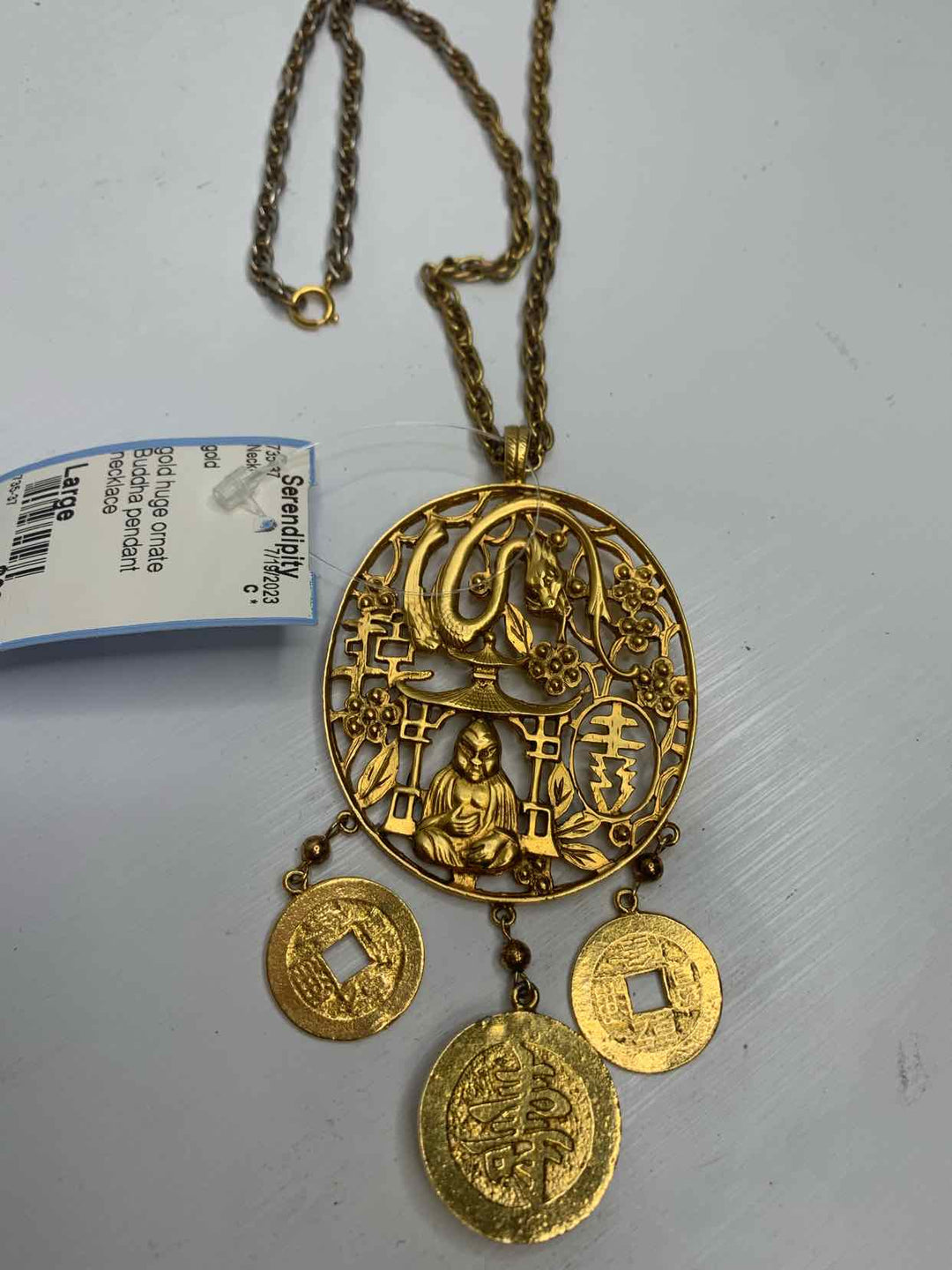 Size Large gold Necklace