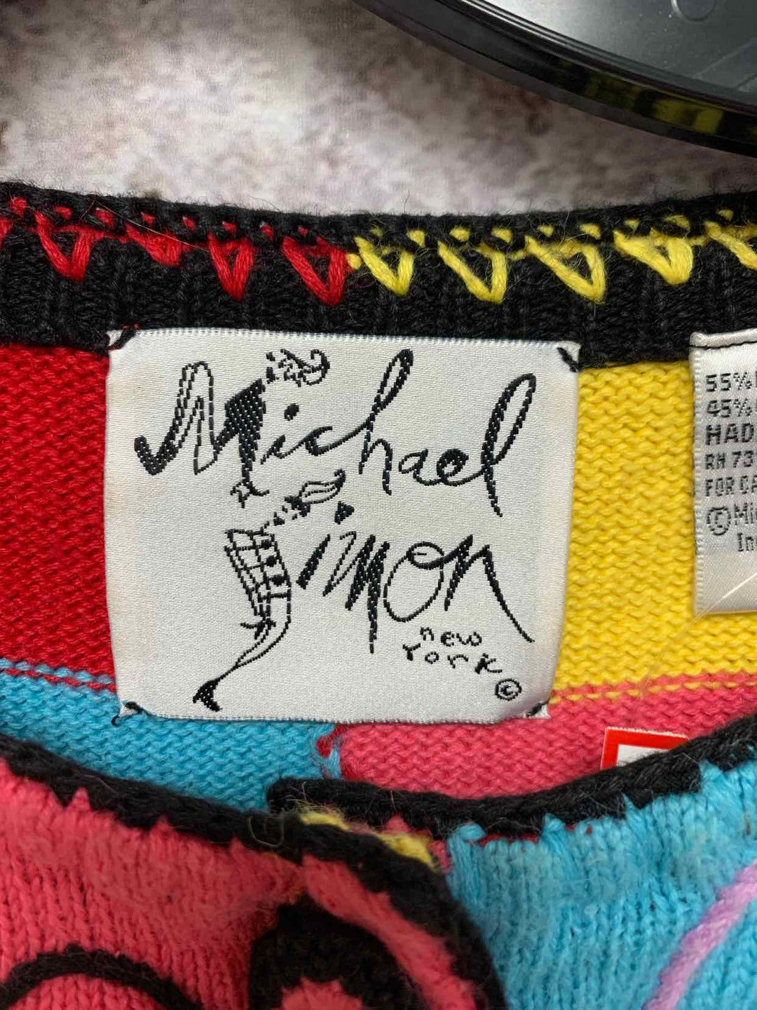 Michael Simon Women Size S Multi-Color cardigan