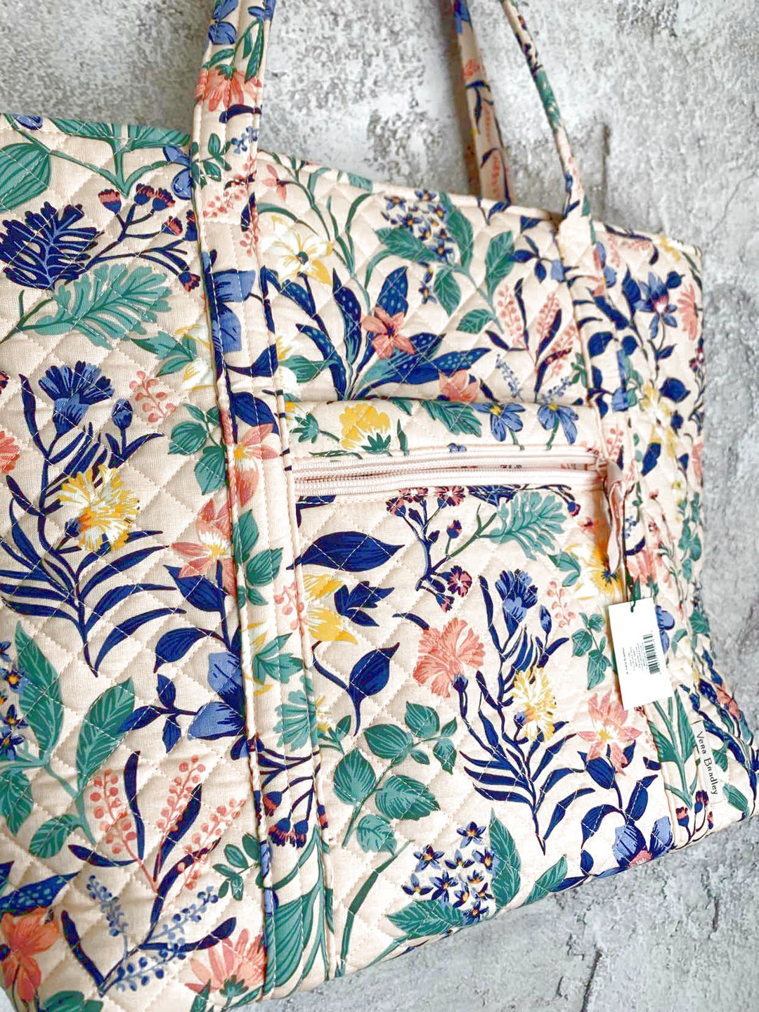 Vera Bradley floral tote bag