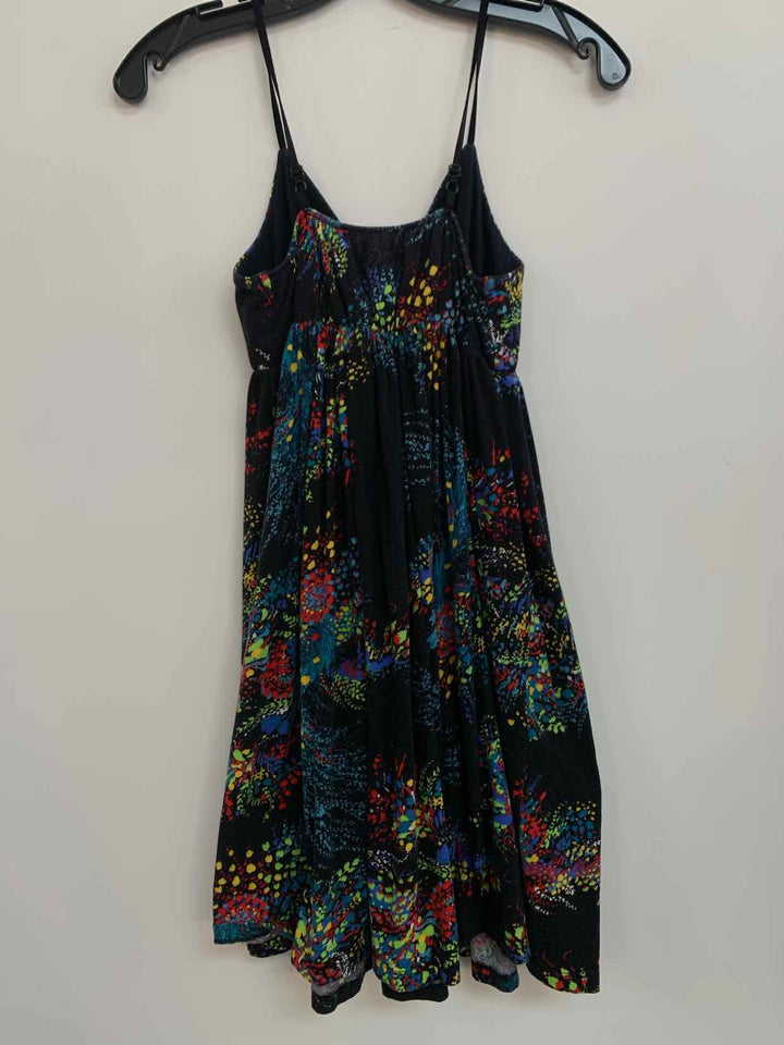 Vans Size L Black Knotted Front spaghetti strap dress