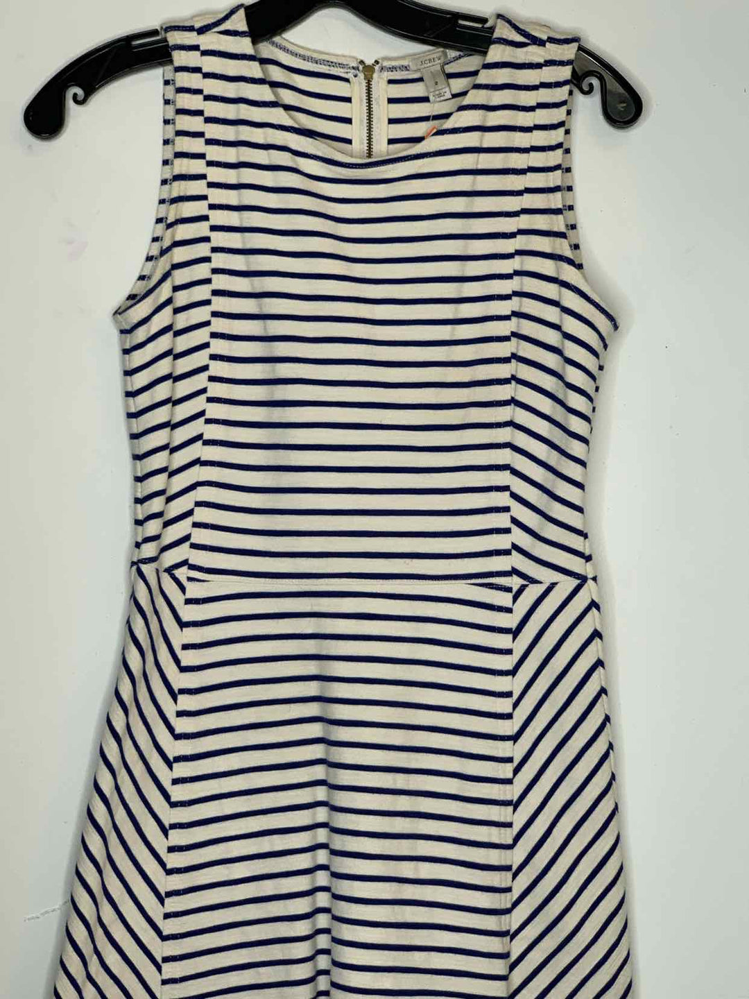 Women Size 2 J Crew striped sleeveless dress
