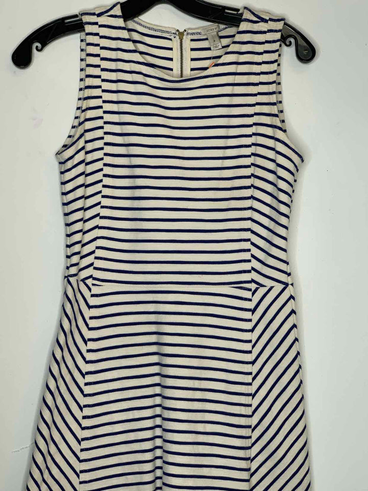 Women Size 2 J Crew striped sleeveless dress