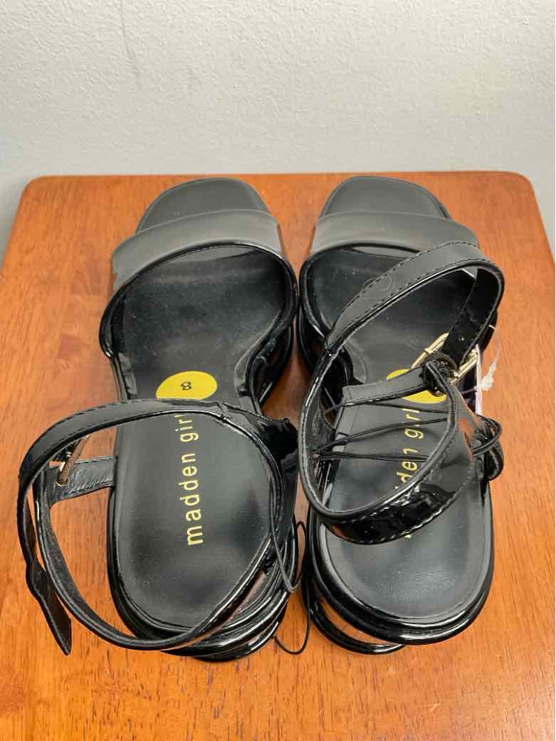 Madden Girl Shoe Size 8 Black wedge