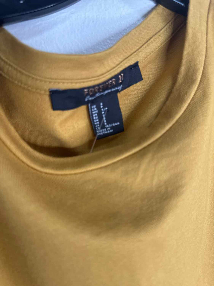 Forever21 Size S Mustard Belted short sleeve