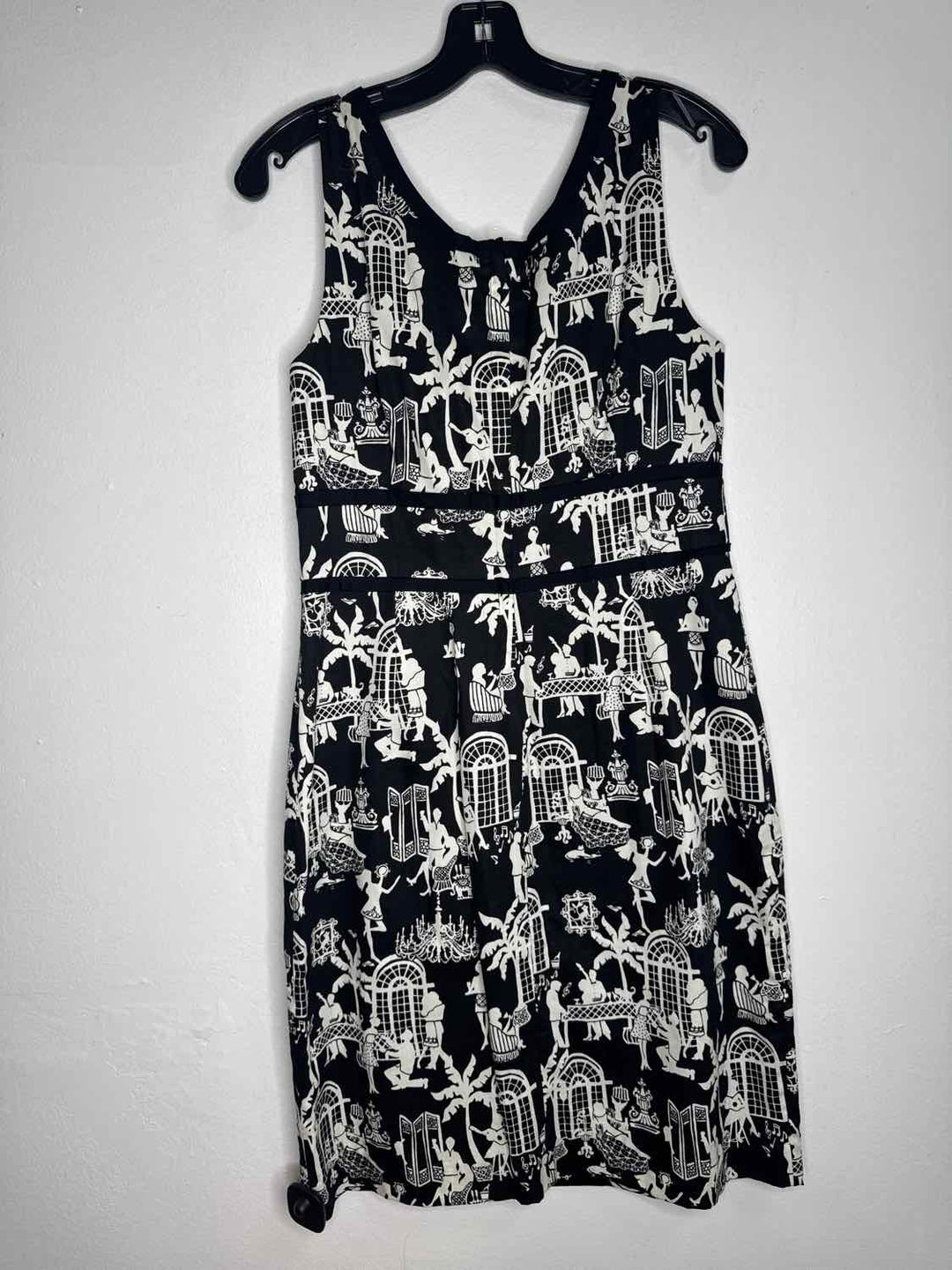 Lilly Pulitzer Size 10 Black Good Cafe sleeveless dress