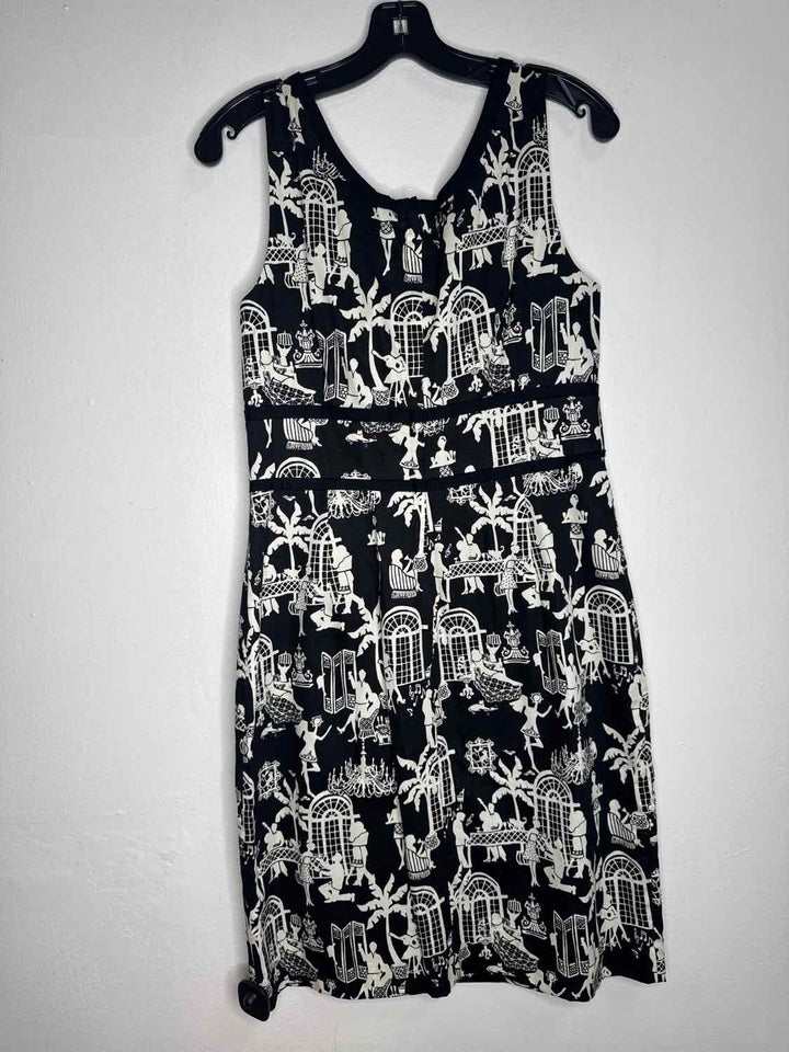 Lilly Pulitzer Size 10 Black Good Cafe sleeveless dress