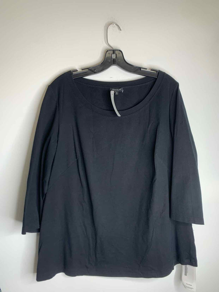 Lafayette Women Size 1X Black long sleeve top