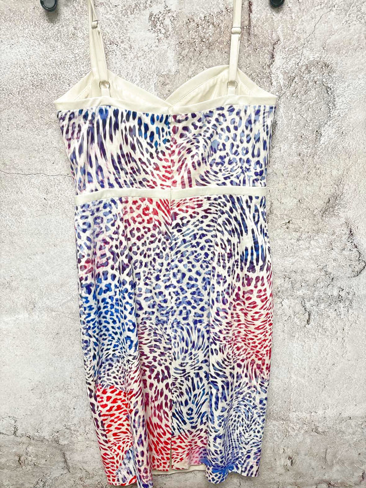 black halo Size 12 Multi-Color spaghetti strap dress