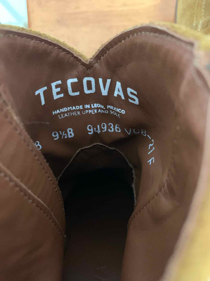 Tecovas Brown W Shoe Size 9.5 ankle boots