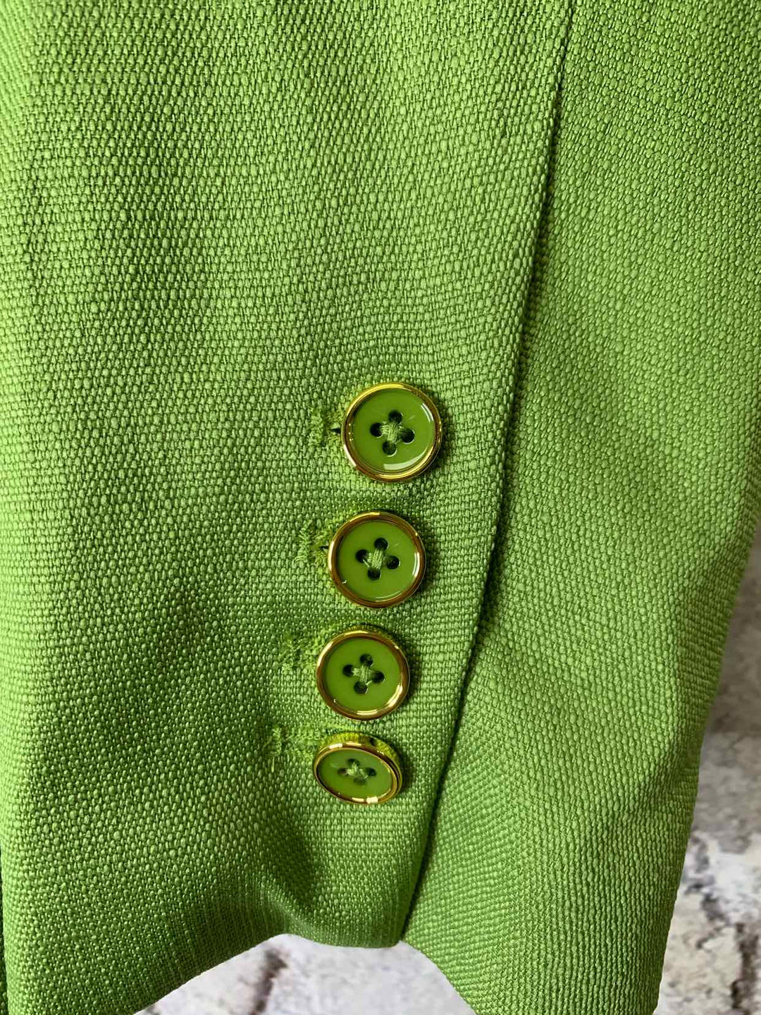 Jaclyn Smith Green Women Size M jacket