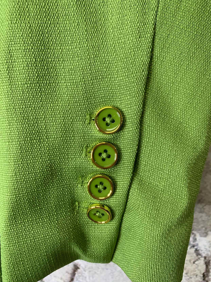 Jaclyn Smith Green Women Size M jacket