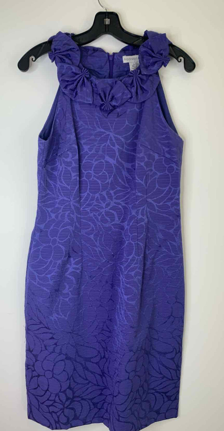 Women Size 8 Madison Leigh purple sleeveless dress