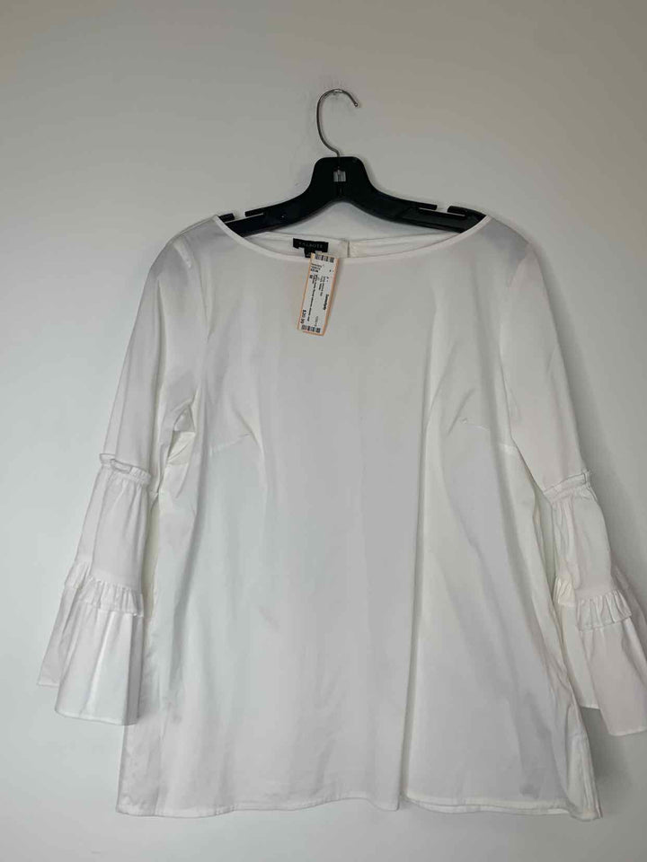 Talbots Women Size M White long sleeve top