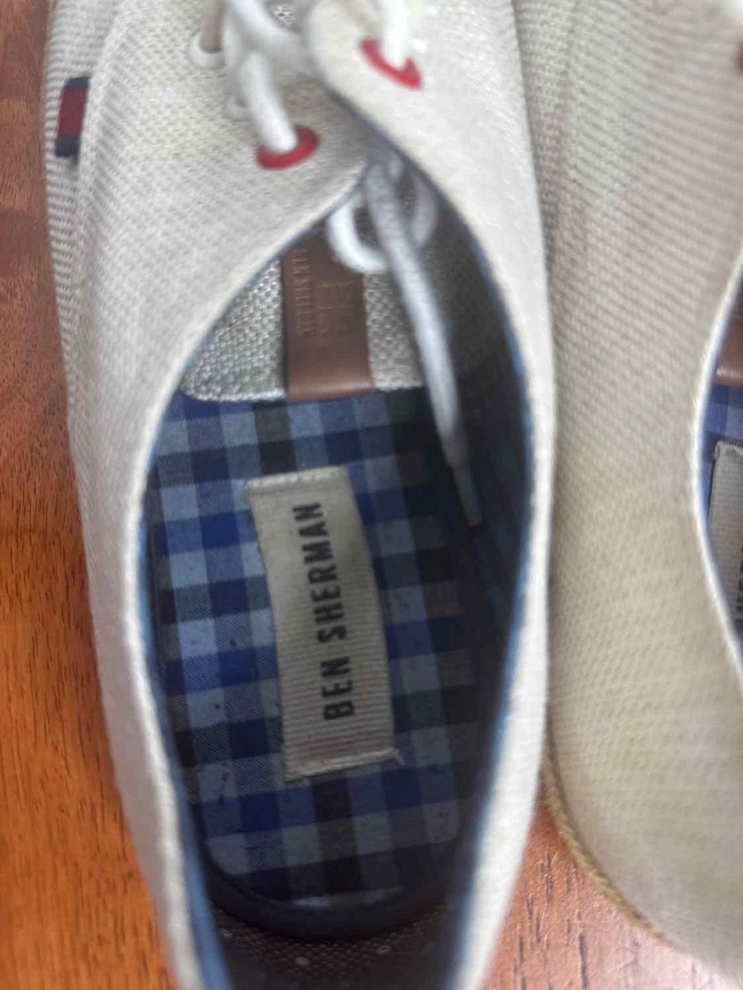 Ben Sherman Beige W Shoe Size 8.5 flat shoe