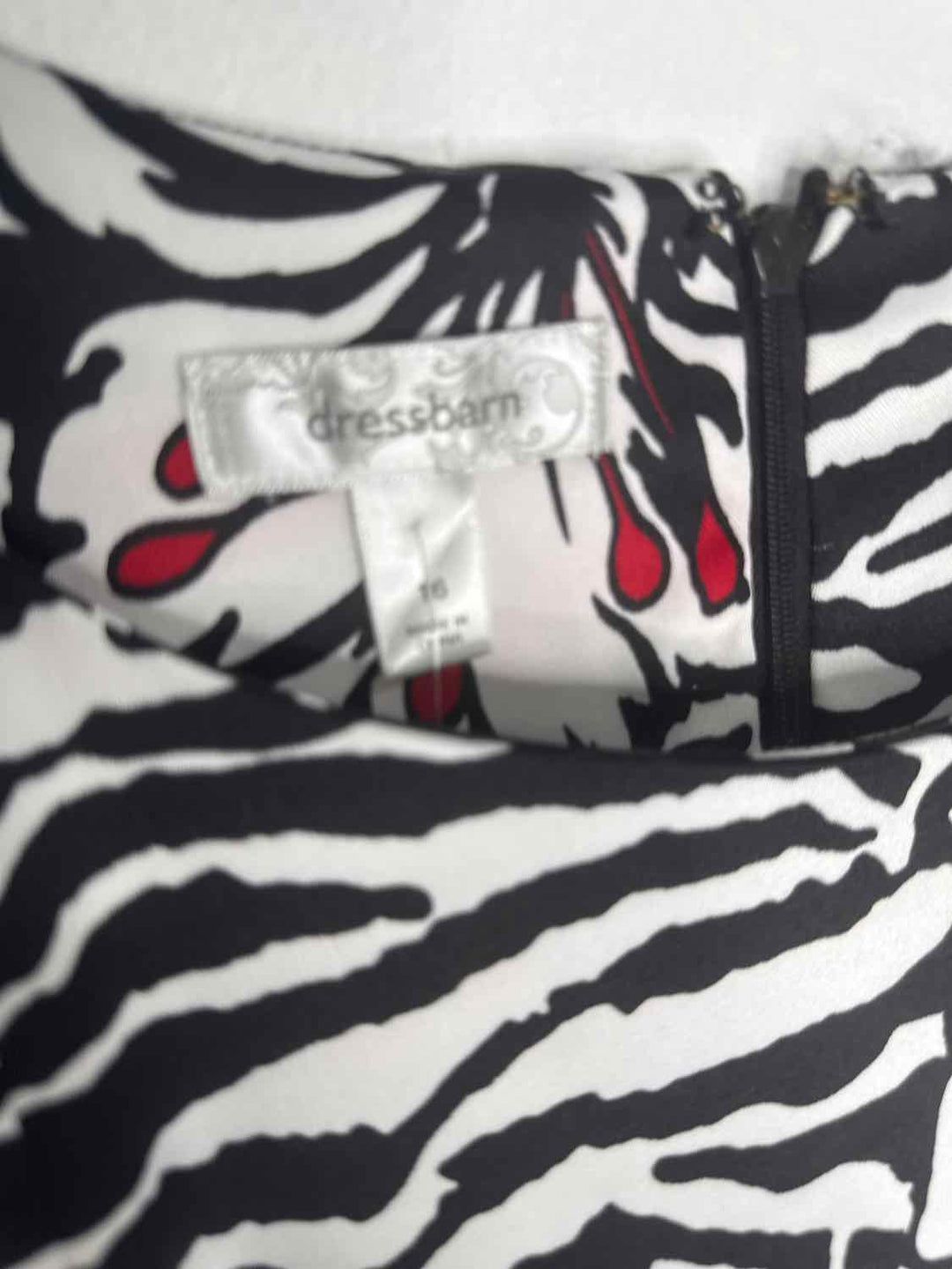 Dress Barn Size 16 Black Floral sleeveless dress