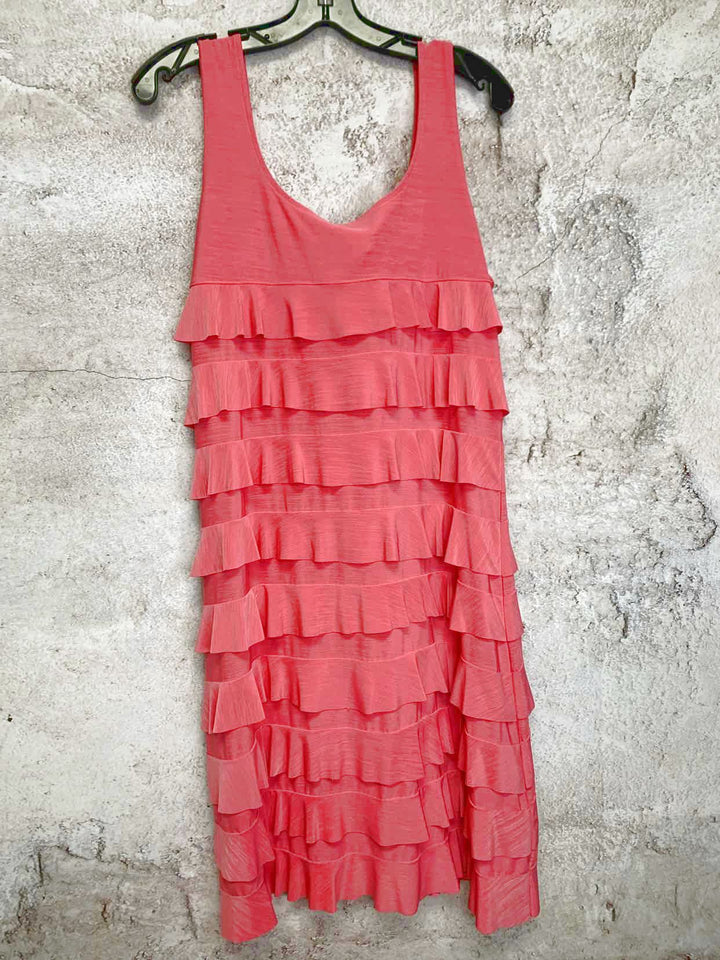 Fashque Studio Size L Pink sleeveless dress