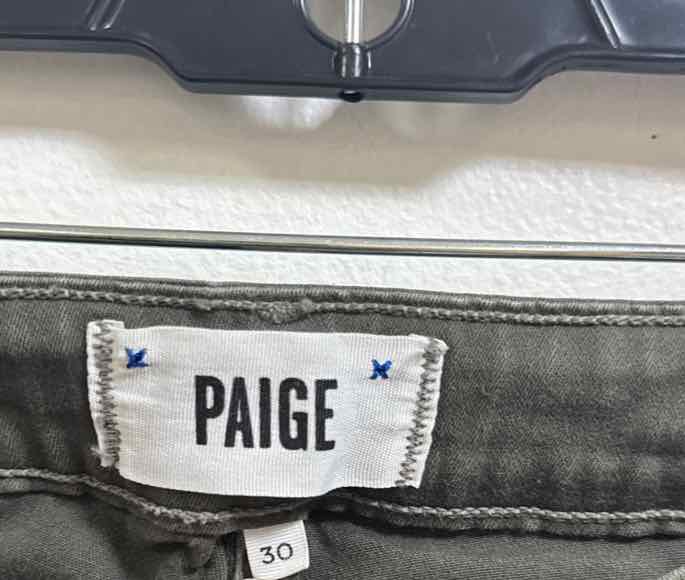 Women Size 30 Paige Olive Jeans