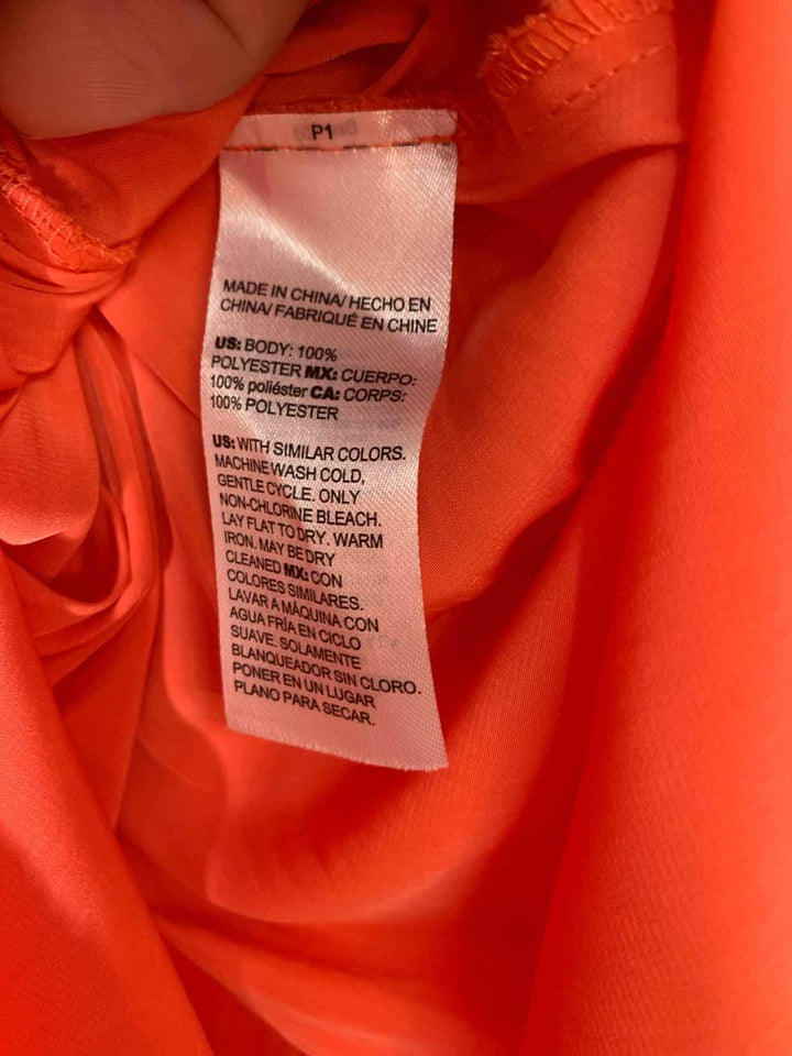 Chicos Women Size 2 Orange long sleeve top