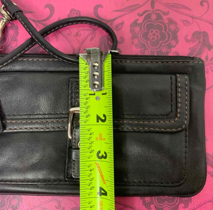 Coach Black wristlet