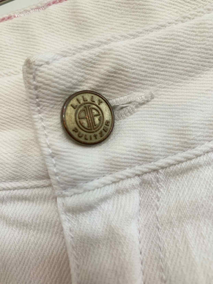 Women Size 6 Lilly Pulitzer White Jeans
