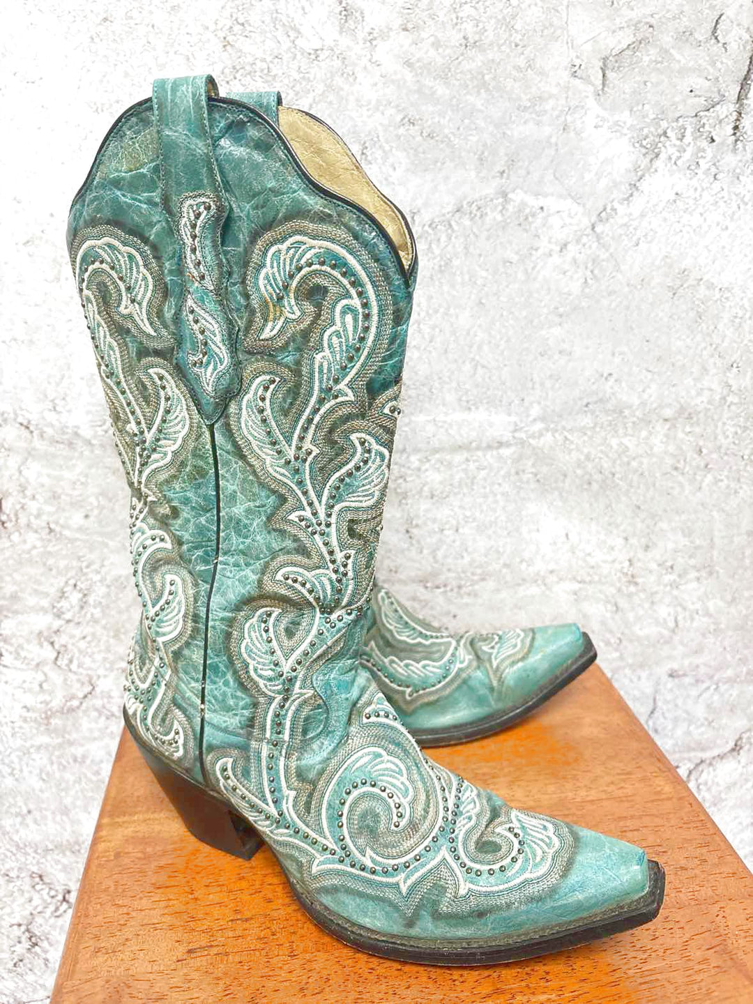 Corral Shoe Size 9.5 Teal cowgirl boot
