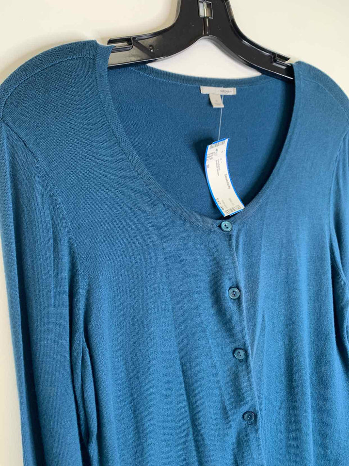 Halogen Women Size M Teal cardigan