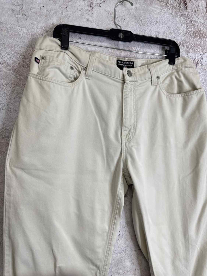 Women Size 14 Ralph Lauren Ivory Jeans
