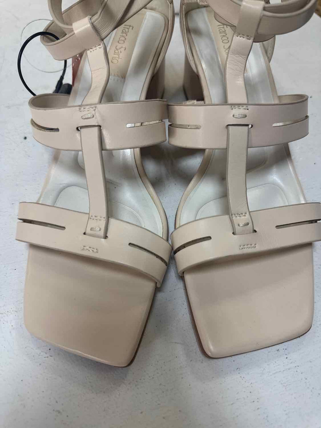 Franco Sarto Shoe Size 8.5 Ivory medium sandal