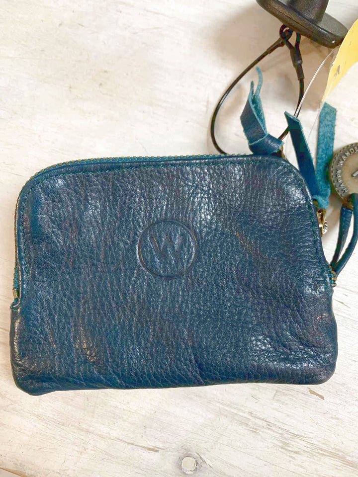 Wanderers Travel Co. Blue wallet