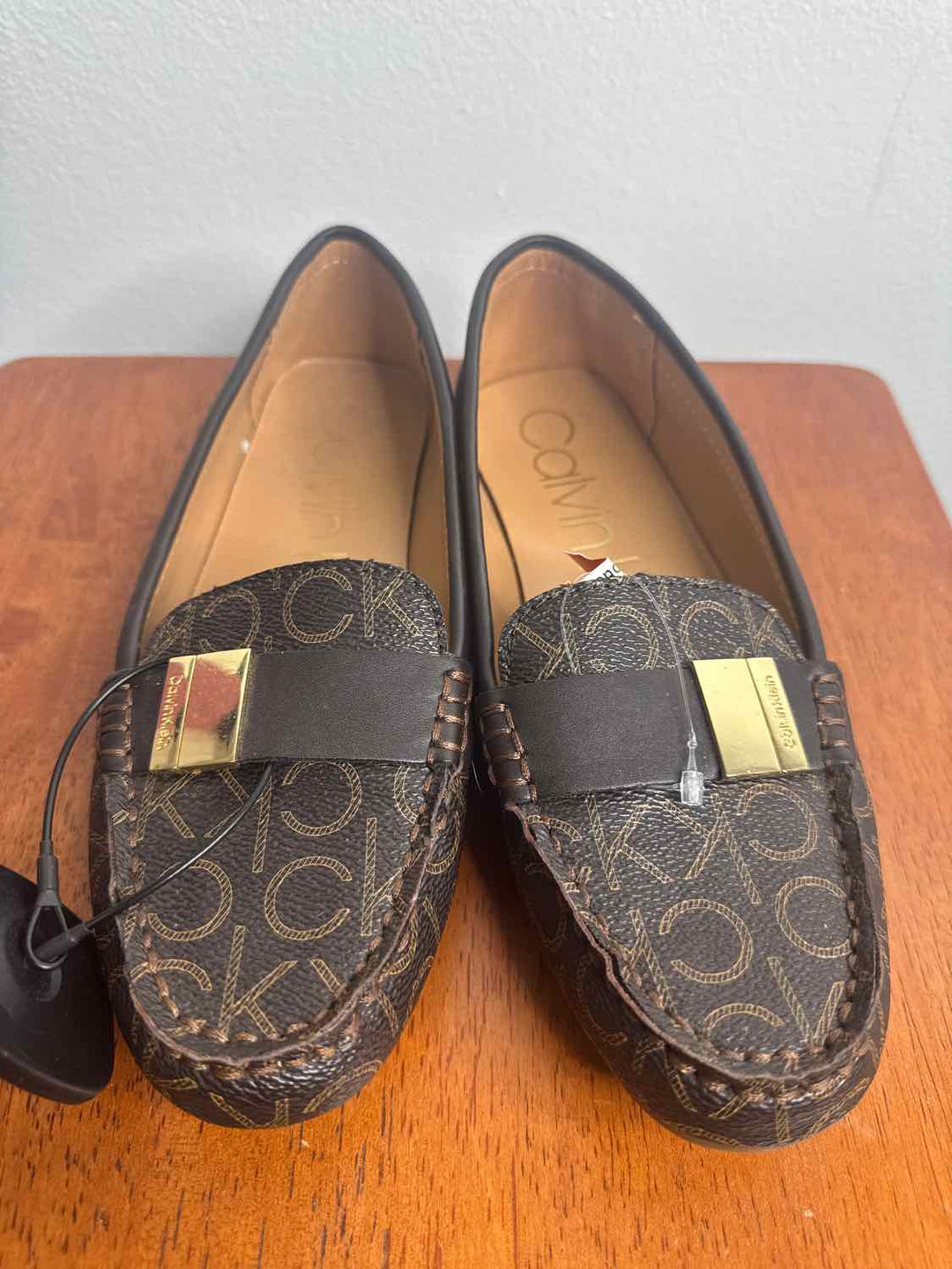 Calvin Klein Shoe Size 7.5 Brown flat shoe