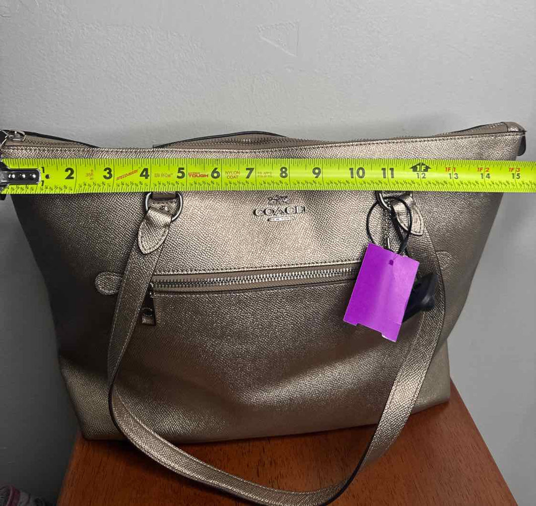 Coach Gold tote bag