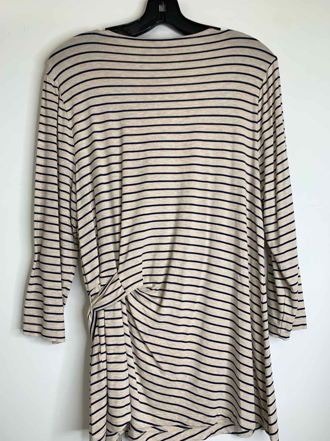 Chicos striped long sleeve top