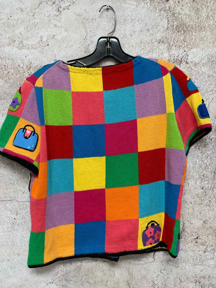 Michael Simon Women Size S Multi-Color cardigan