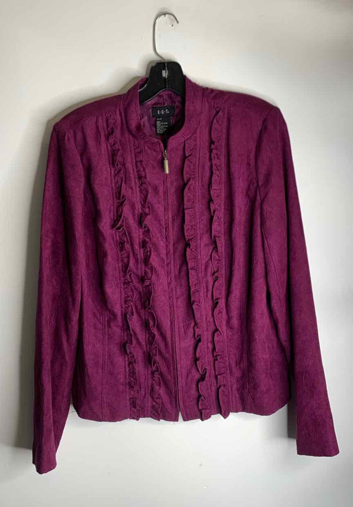 R.O.T Burgundy Women Size S jacket