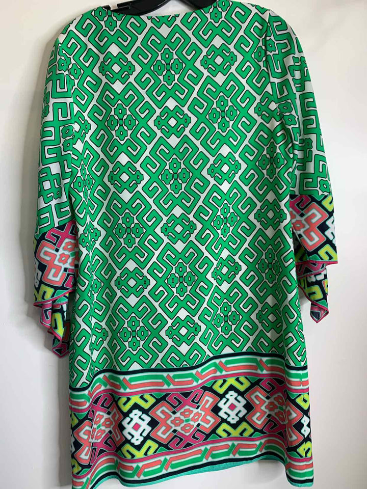 Women Size 8 Crown & Ivy Green long sleeve dress