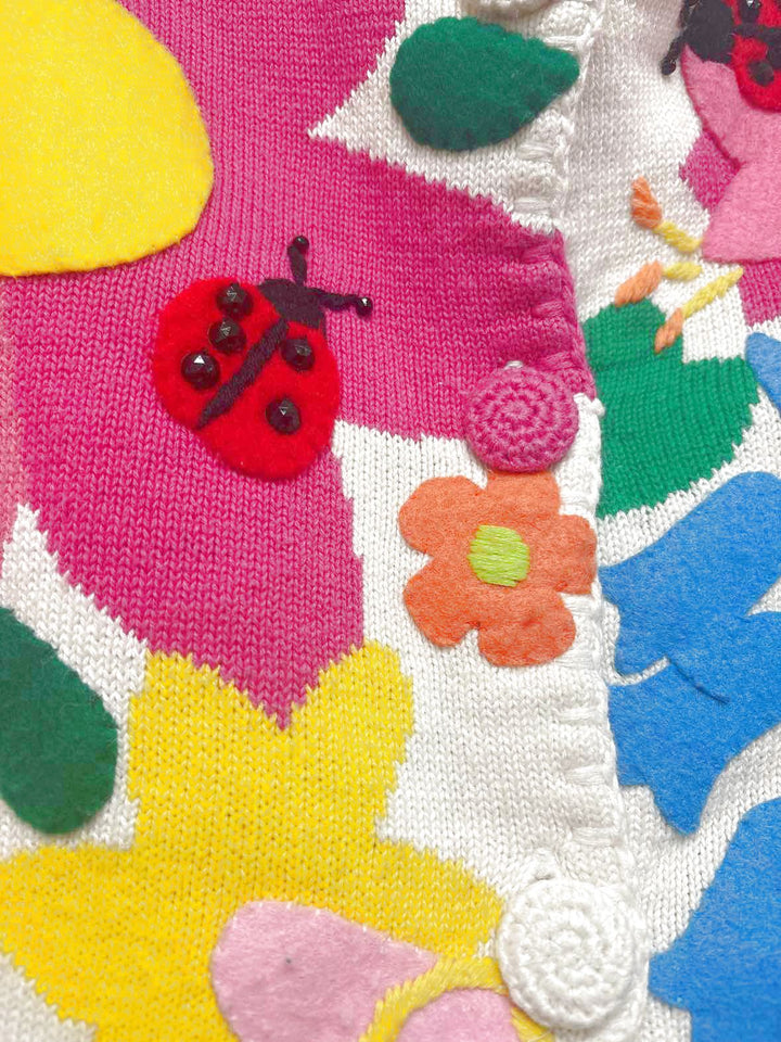 Michael Simon Size S Floral sweater