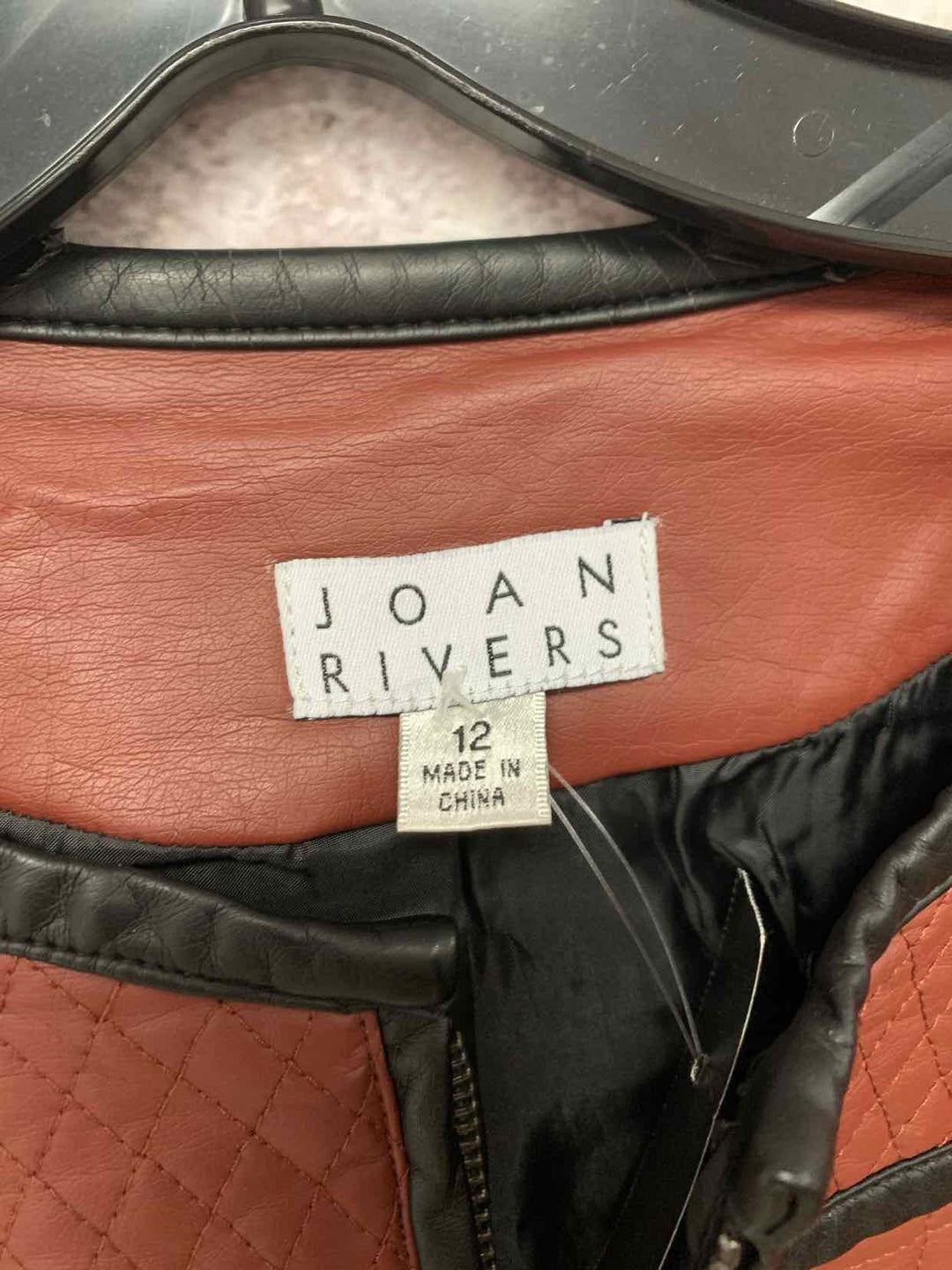 Joan Rivers rust Women Size 12 jacket