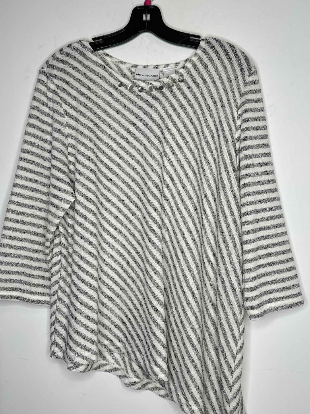 Alfred Dunner Women Size XLP striped long sleeve top